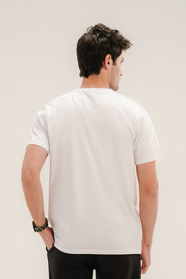 Men - Basic White T-Shirt