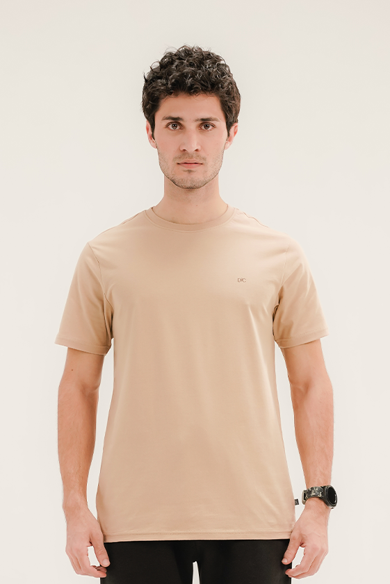 Men- Basic Beige T-Shirt