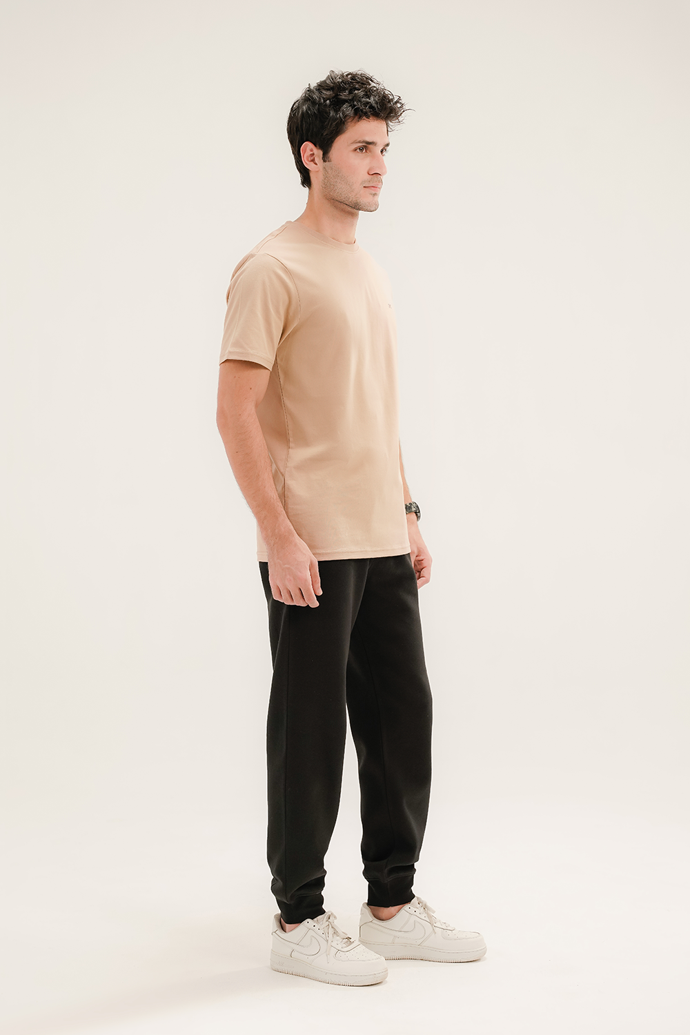 Men- Basic Beige T-Shirt