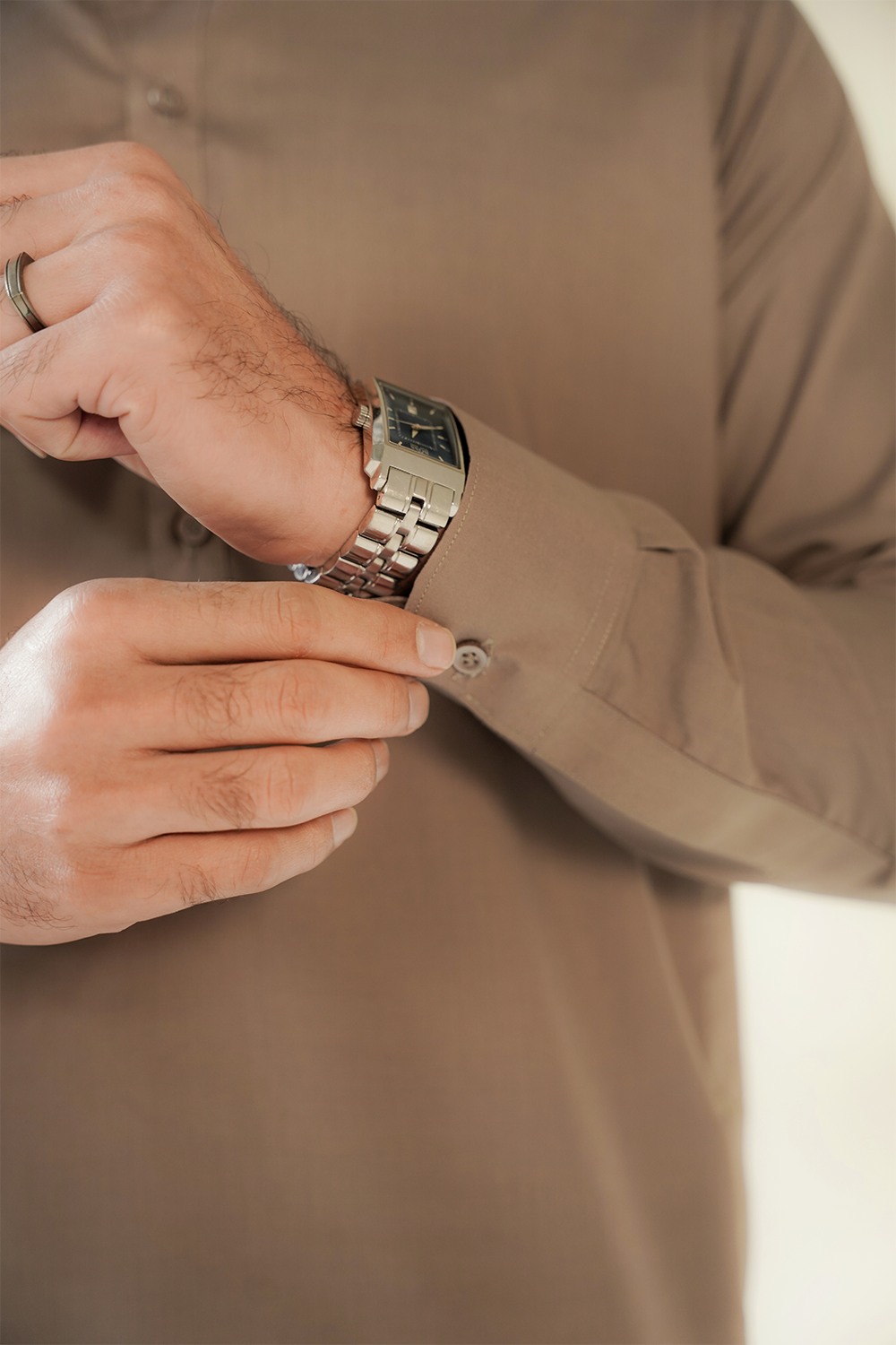 MEN SHALWAR KAMEEZ | AUBURN BROWN