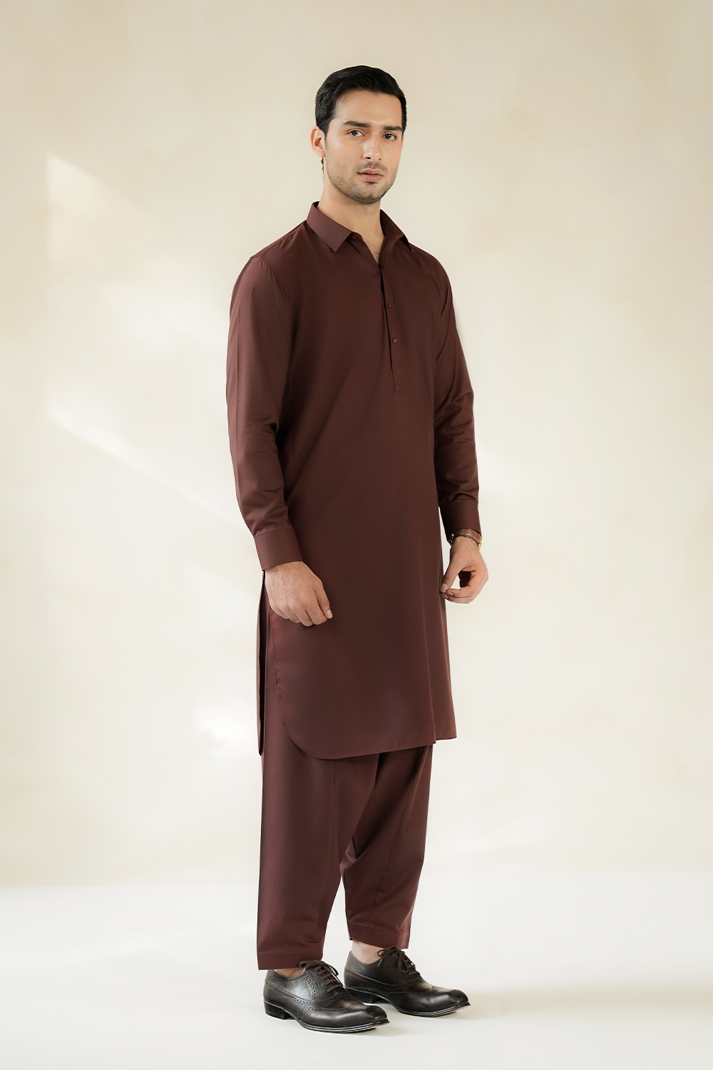 MEN SHALWAR KAMEEZ | DEEP MAROON