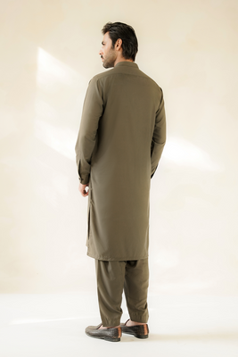 MEN SHALWAR KAMEEZ | MOSS GREEN