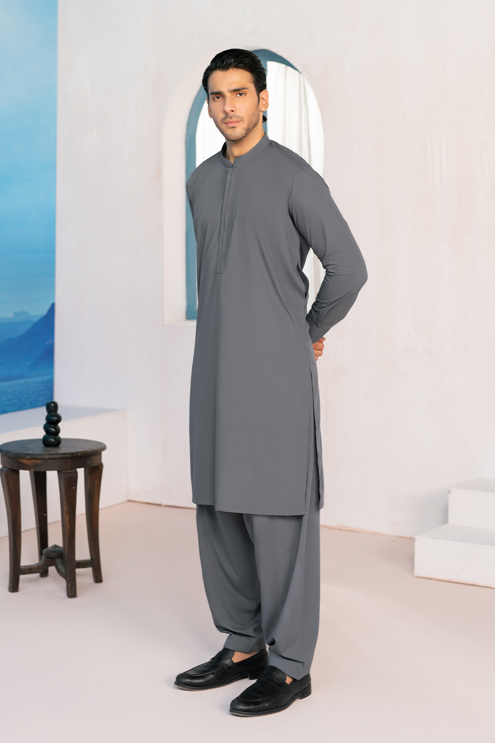 Slate Grey | Shalwar Kameez