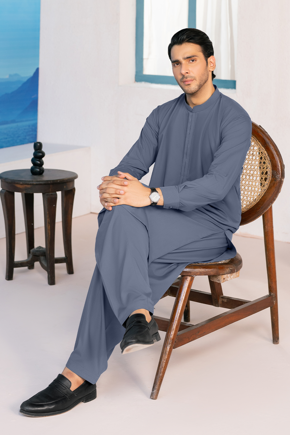 Shalwar Kameez | Slate Grey