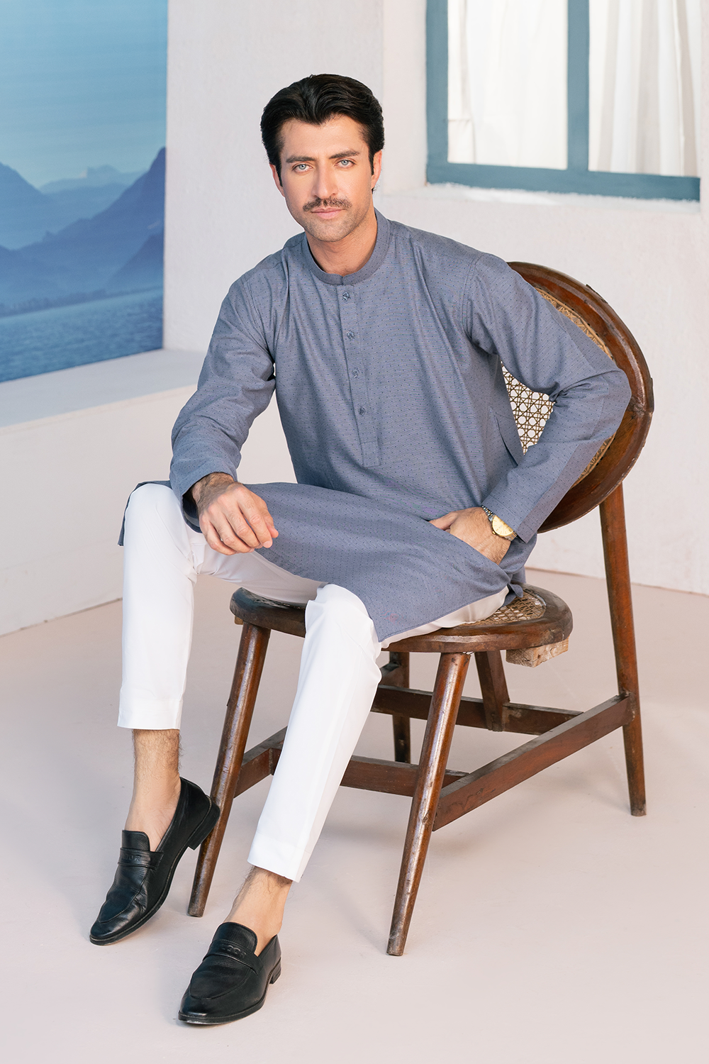 Indigo Blue | Kurta Trouser