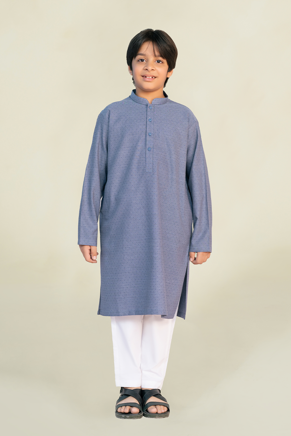 Boys - Kurta Trouser | Indigo Blue