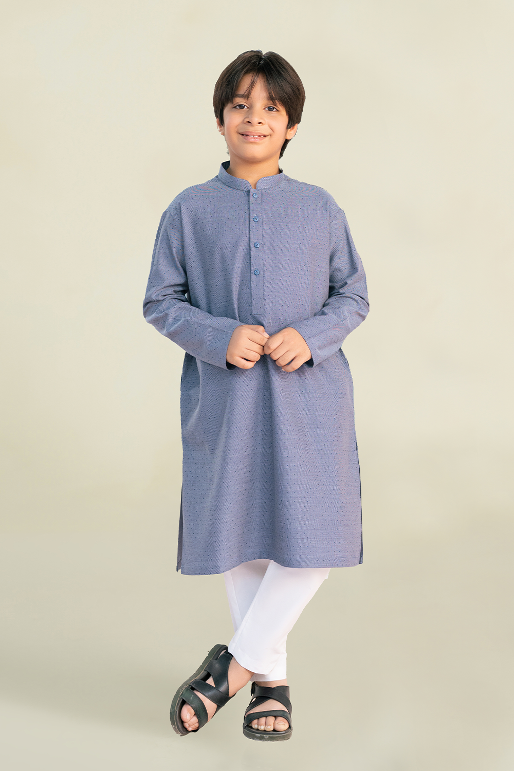 Boys - Kurta Trouser | Indigo Blue