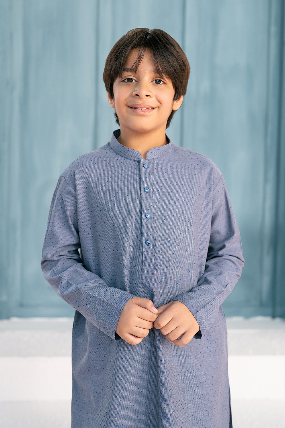 Indigo Blue | Kids - Kurta Trouser