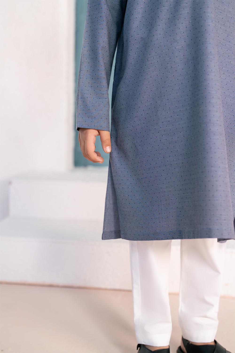 Indigo Blue | Kids - Kurta Trouser