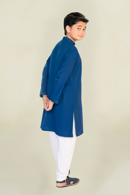 Boys - Kurta Trouser | Royal Blue