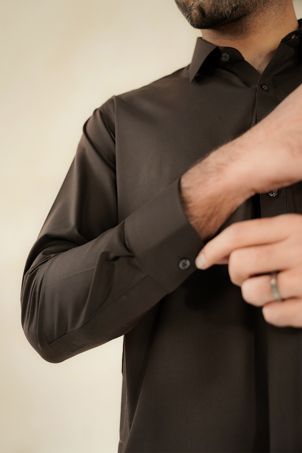 MEN SHALWAR KAMEEZ | COFFEE BROWN