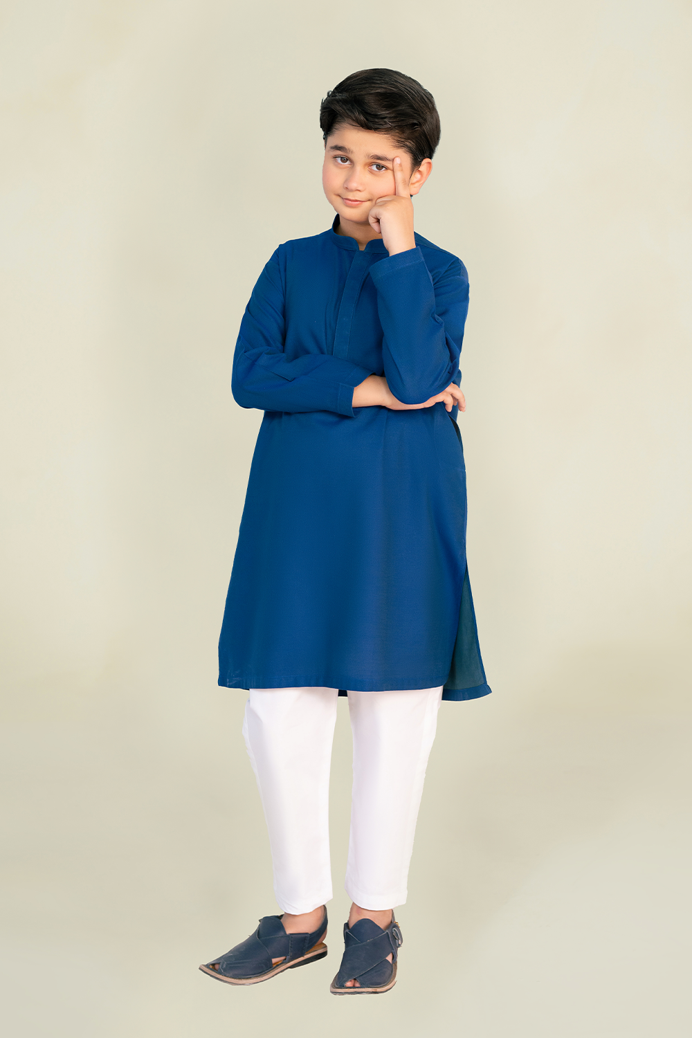 Boys - Kurta Trouser | Royal Blue