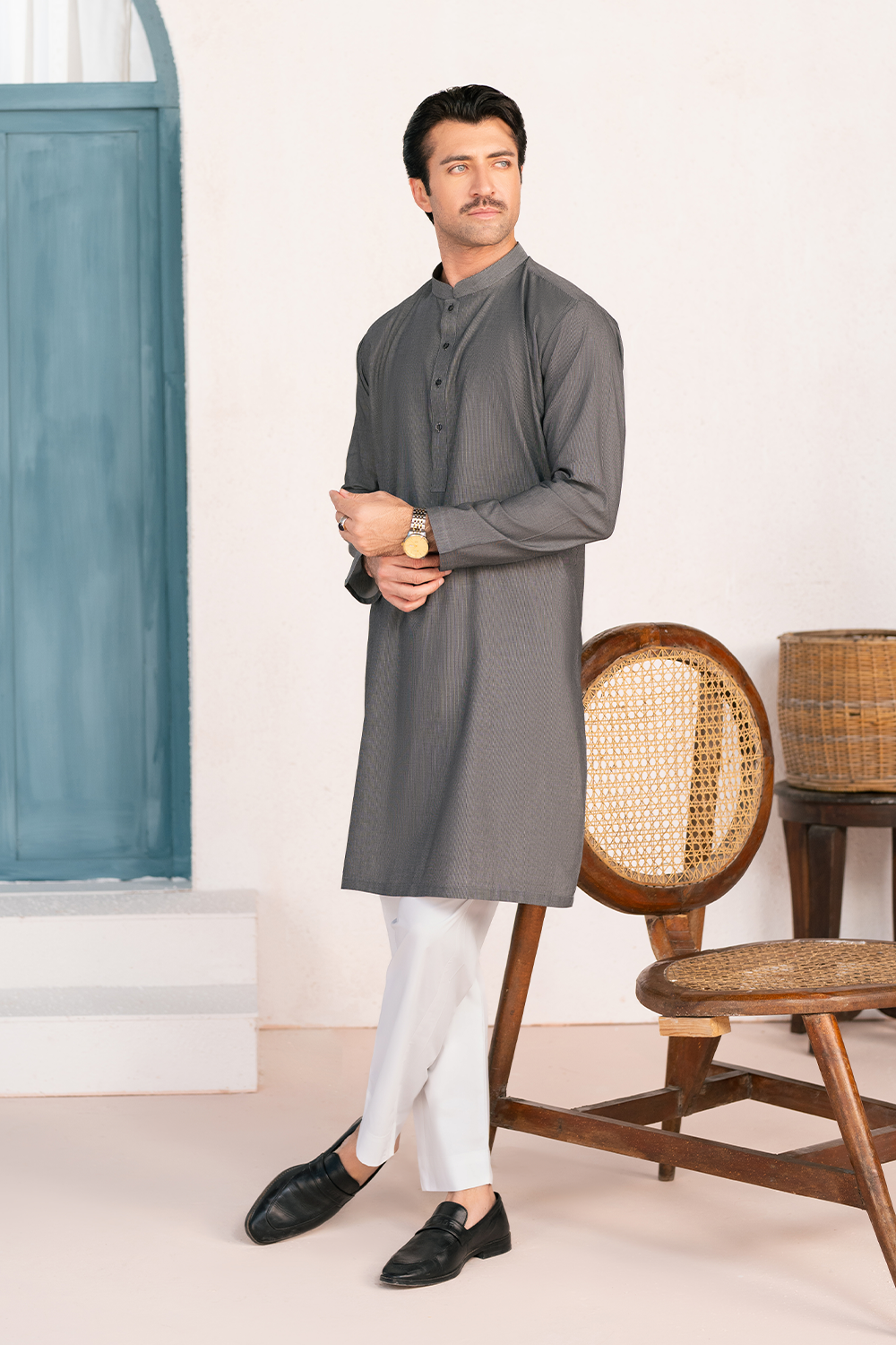 Charcoal Grey | Kurta Trouser