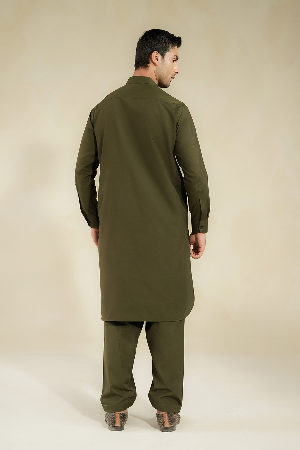 MEN SHALWAR KAMEEZ | REGAL OLIVE