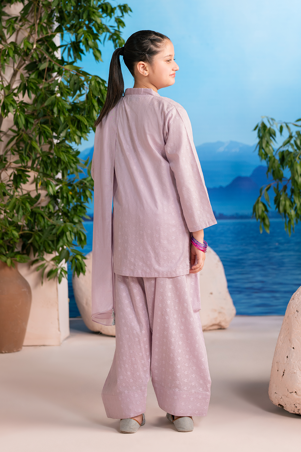 ChikanKari 3PC | Lilac