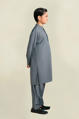 Boys - Shalwar Kameez | Slate Grey