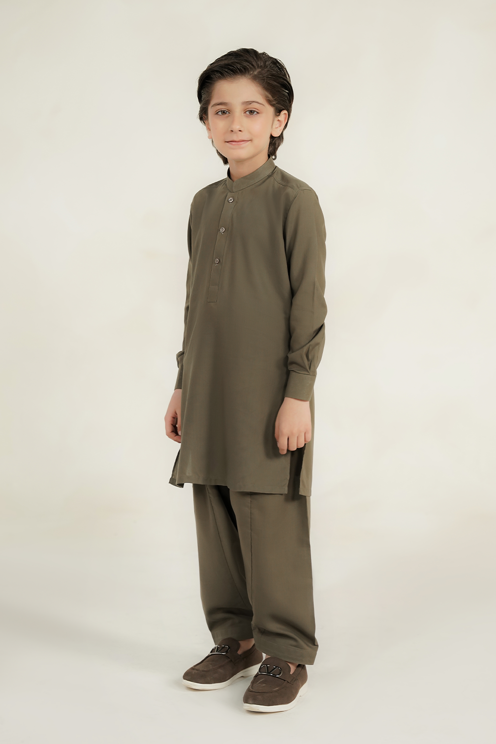 KIDS SHALWAR KAMEEZ | OAKMOSS GREEN