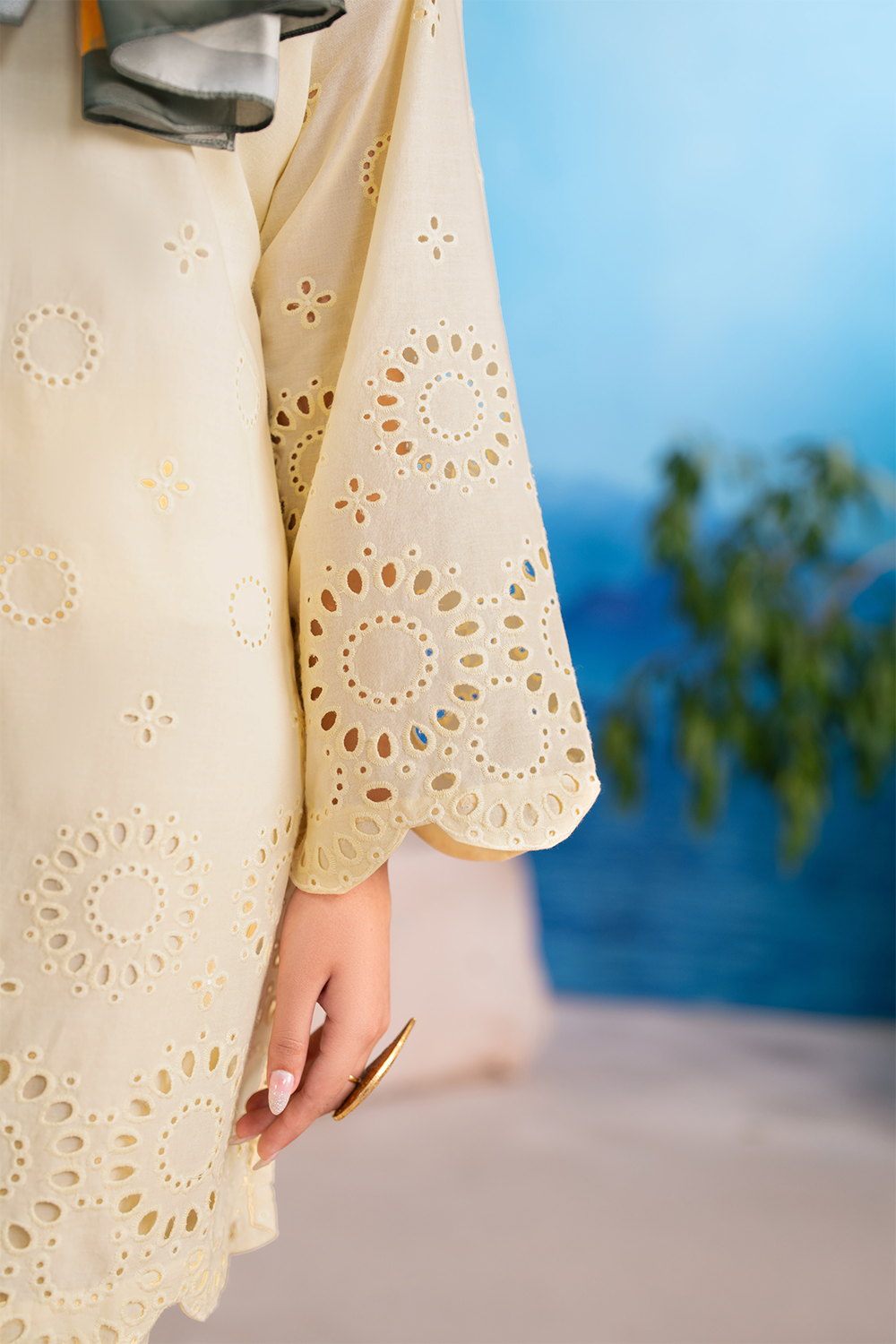 Schiffli 3PC | Lemon