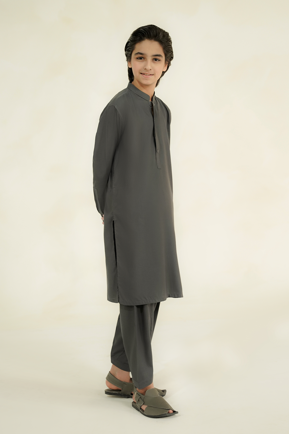 KIDS SHALWAR KAMEEZ | PEBBLE GREY