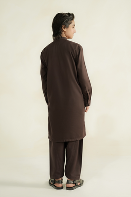 KIDS SHALWAR KAMEEZ | MOCHA BROWN