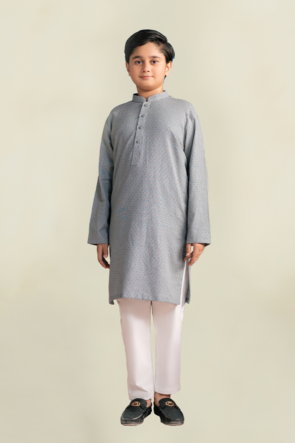 Boys - Kurta Trouser | Grey