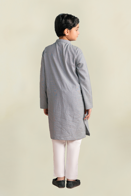Boys - Kurta Trouser | Grey