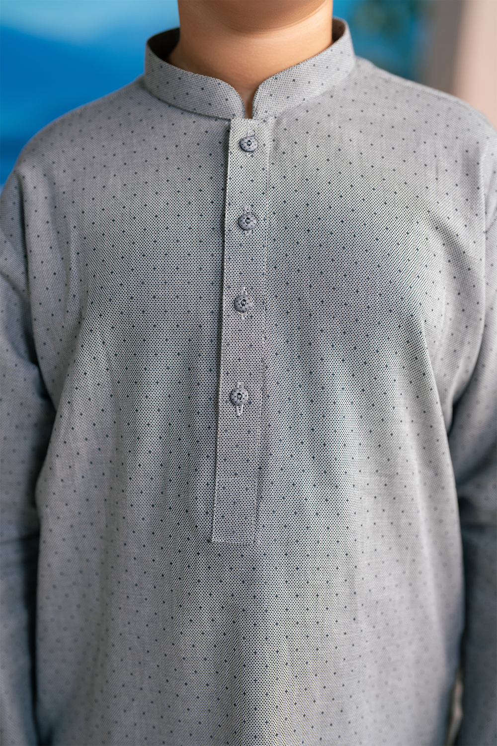 Dove Grey | Kids - Kurta Trouser