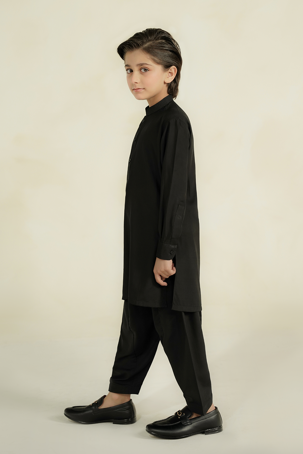 KIDS SHALWAR KAMEEZ | JET BLACK