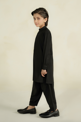 KIDS SHALWAR KAMEEZ | JET BLACK