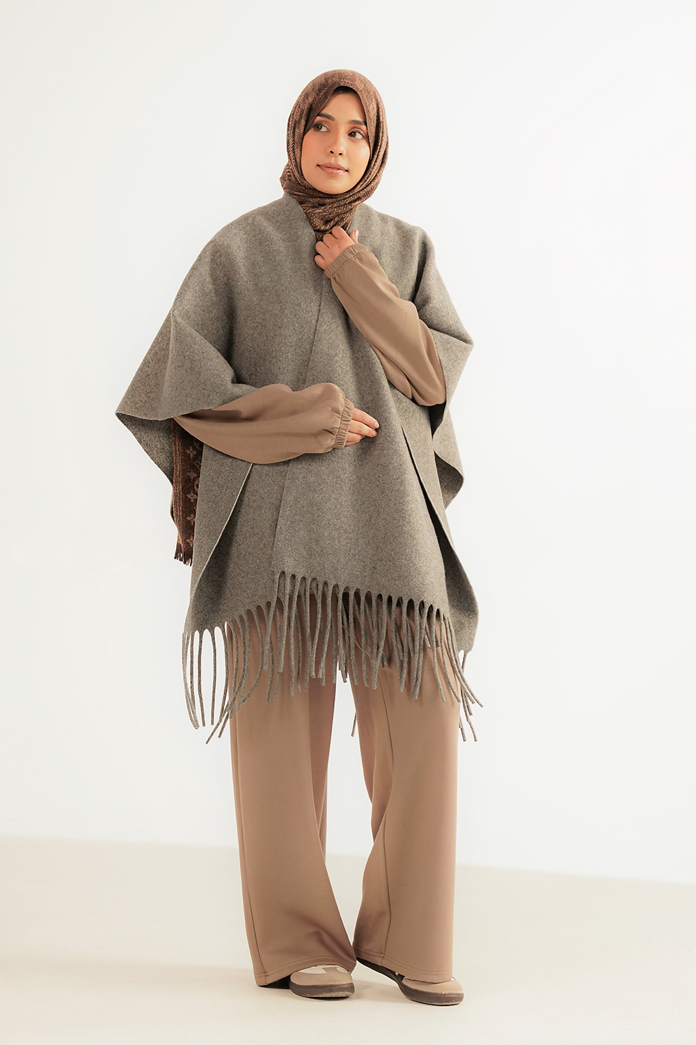 Cape Shawls - Grey