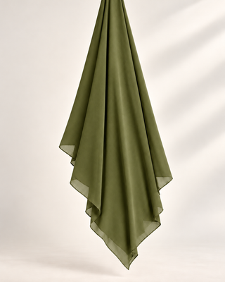 MOSS CHIFFON SCARF