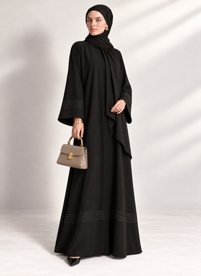 The Vertical Line Abaya