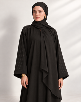 The Black Halo Abaya
