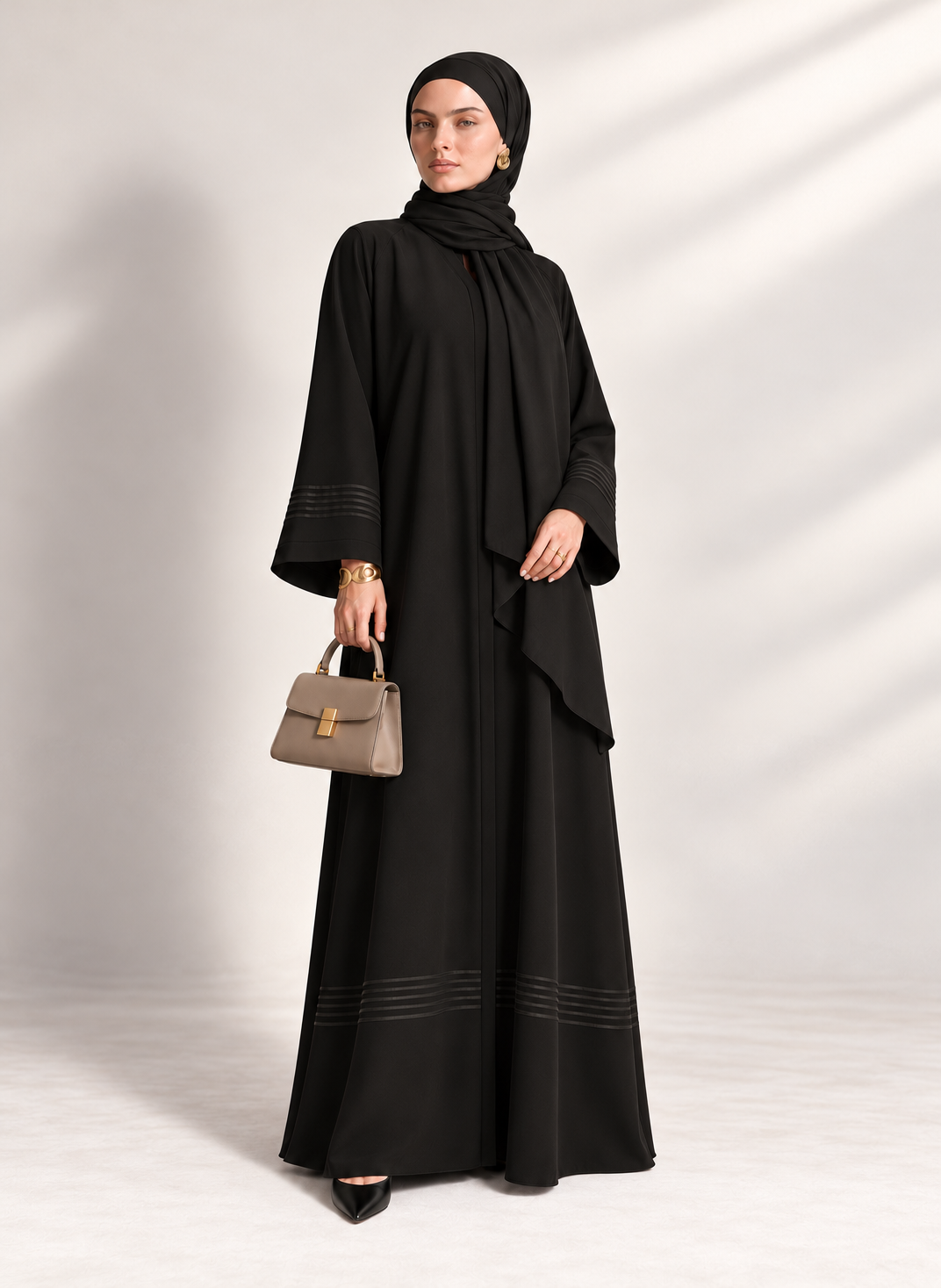 The Vertical Line Abaya