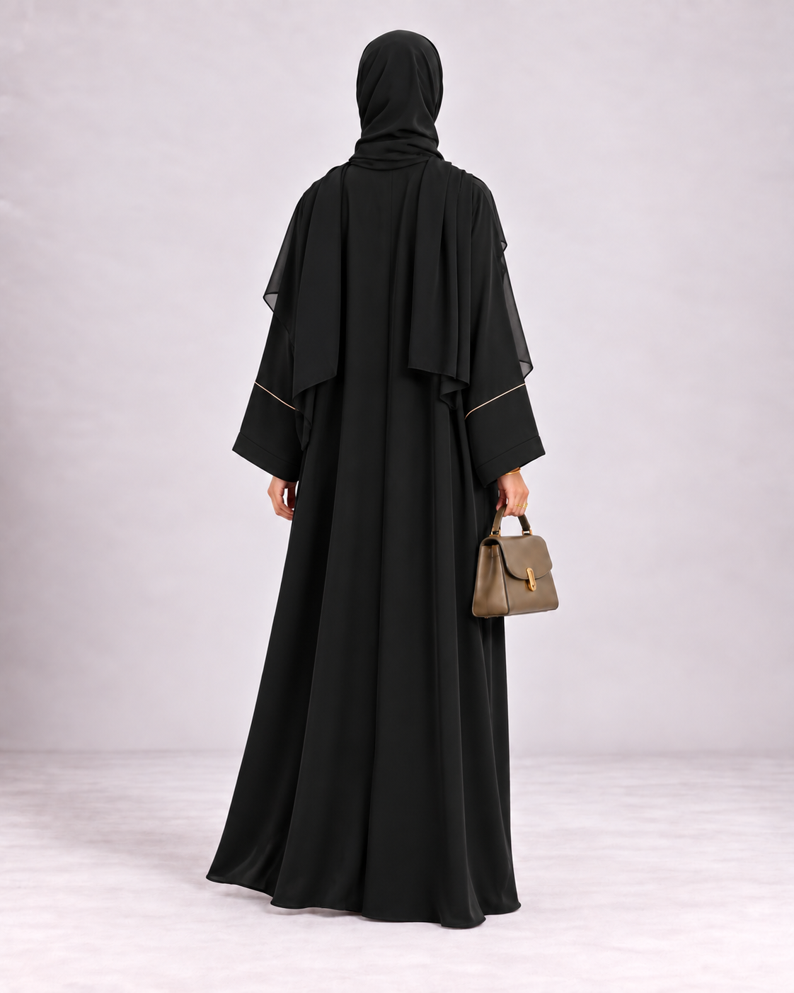 The Amber Trim Abaya