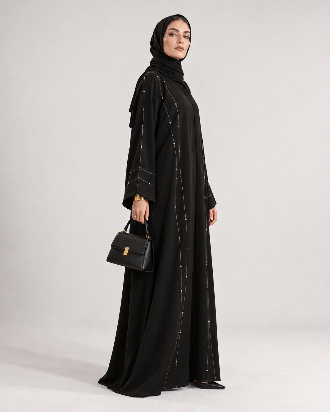 The Starlit Hareer  Abaya