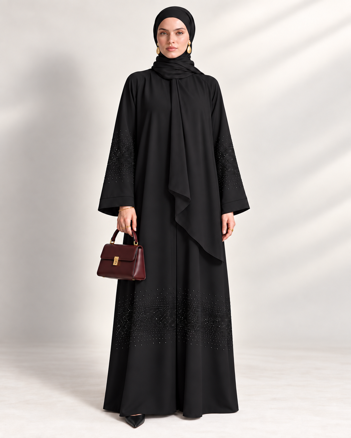 The Onyx Stardust Abaya
