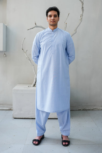 LIGHT BLUE SHALWAR KAMEEZ