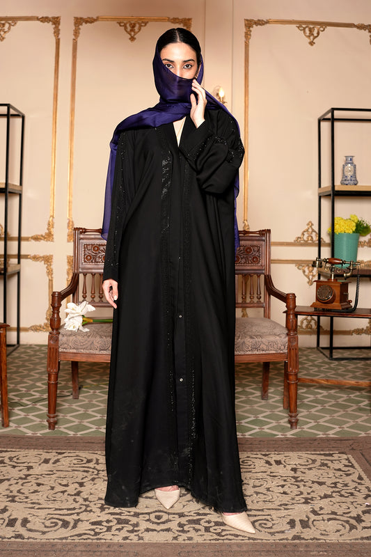 Front Open Button-up Abaya