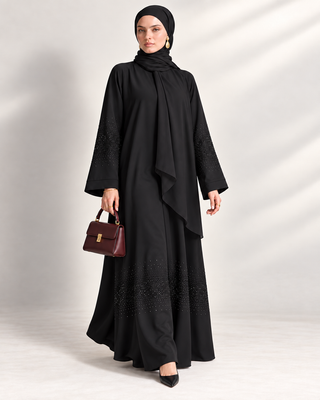 The Onyx Stardust Abaya