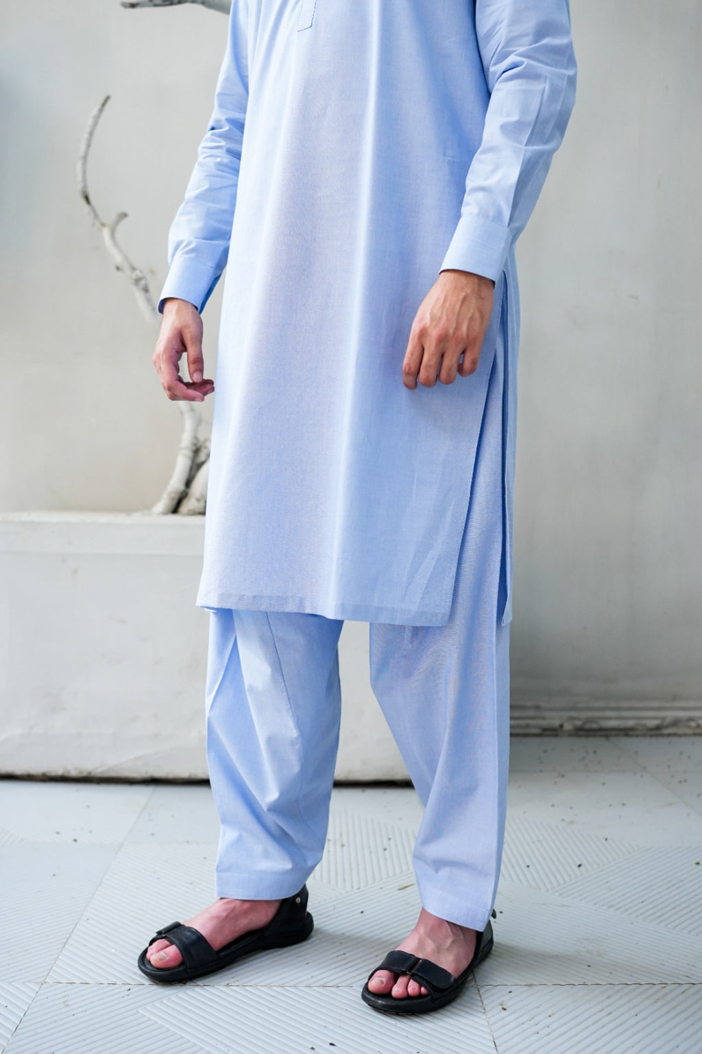 LIGHT BLUE SHALWAR KAMEEZ