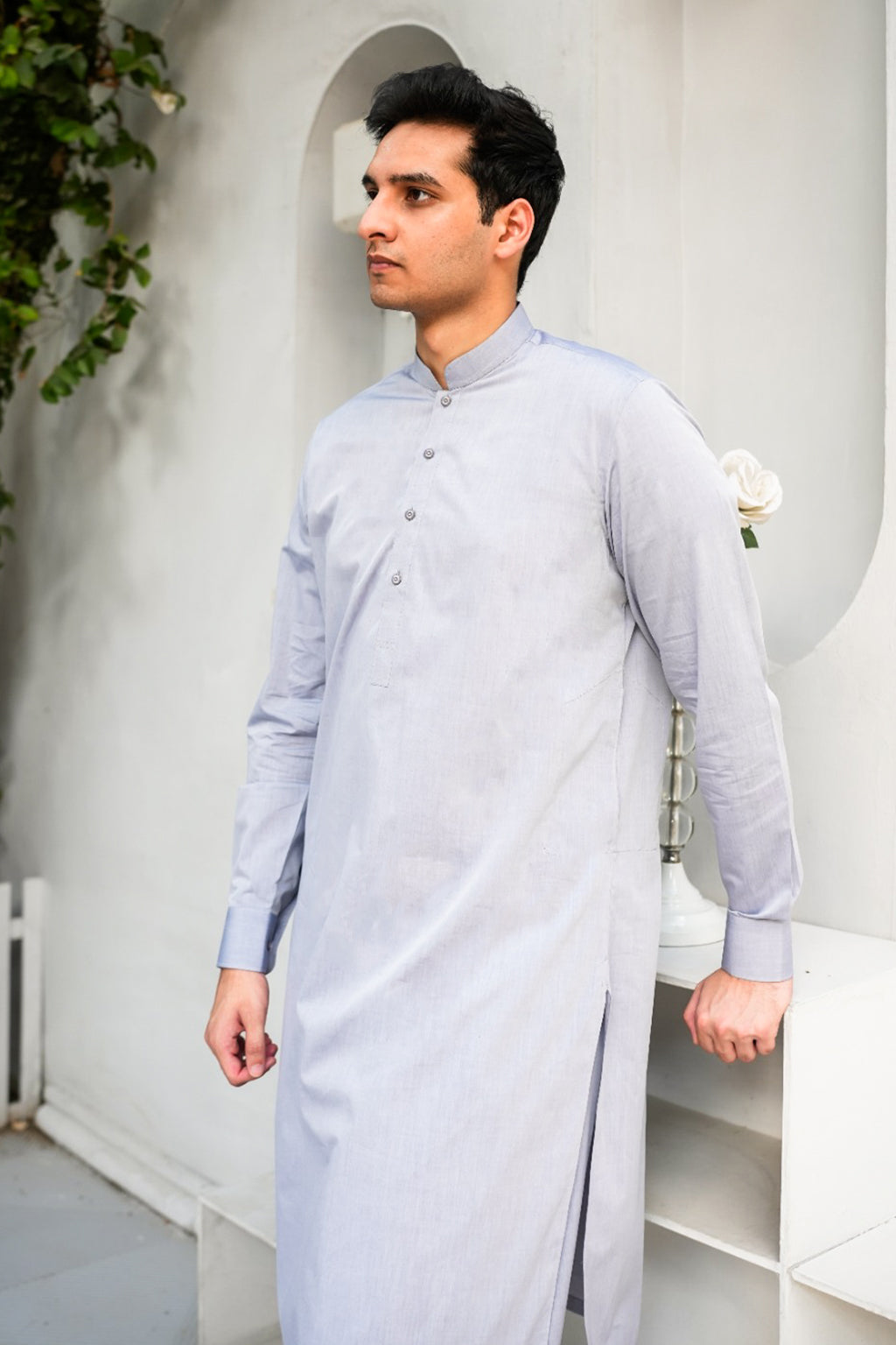 GREY SHALWAR KAMEEZ