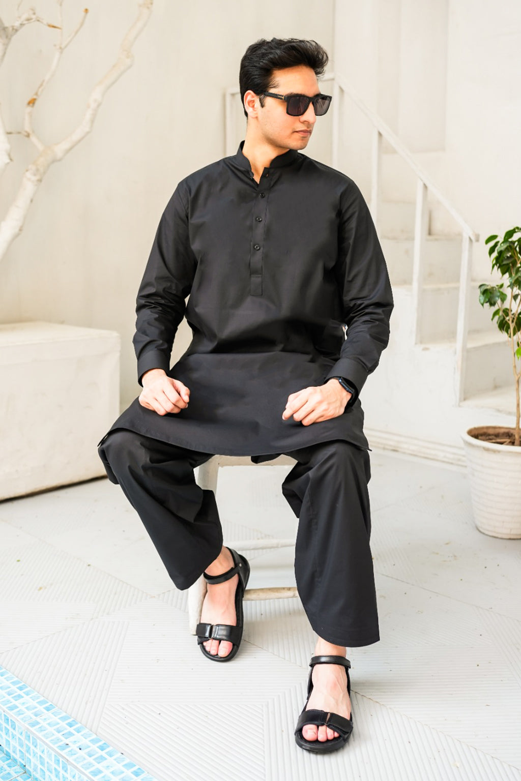 BLACK SHALWAR KAMEEZ