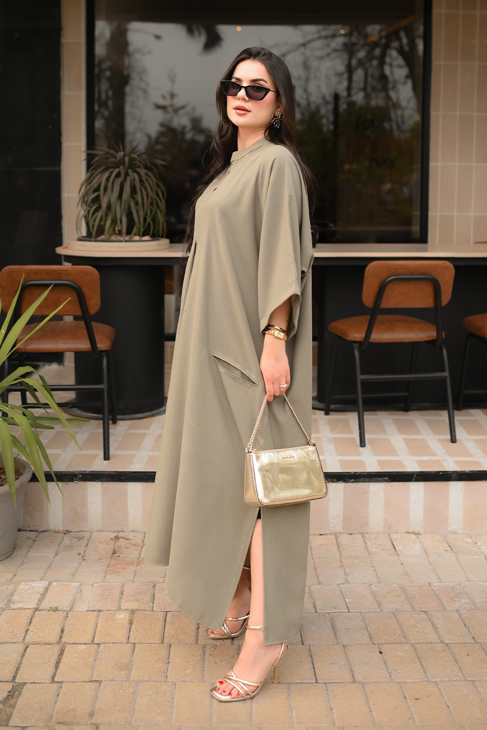 Sage Green - Kaftan