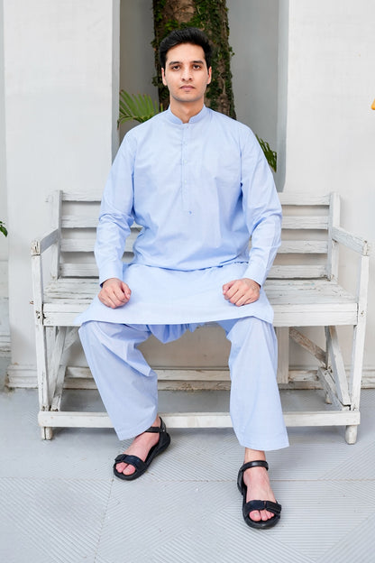 LIGHT BLUE SHALWAR KAMEEZ