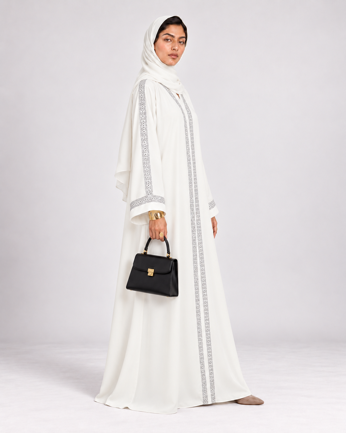 The Dawn Sparkle Abaya