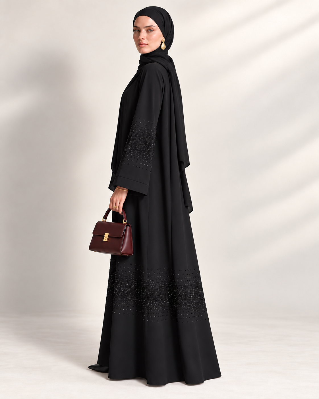 The Onyx Stardust Abaya