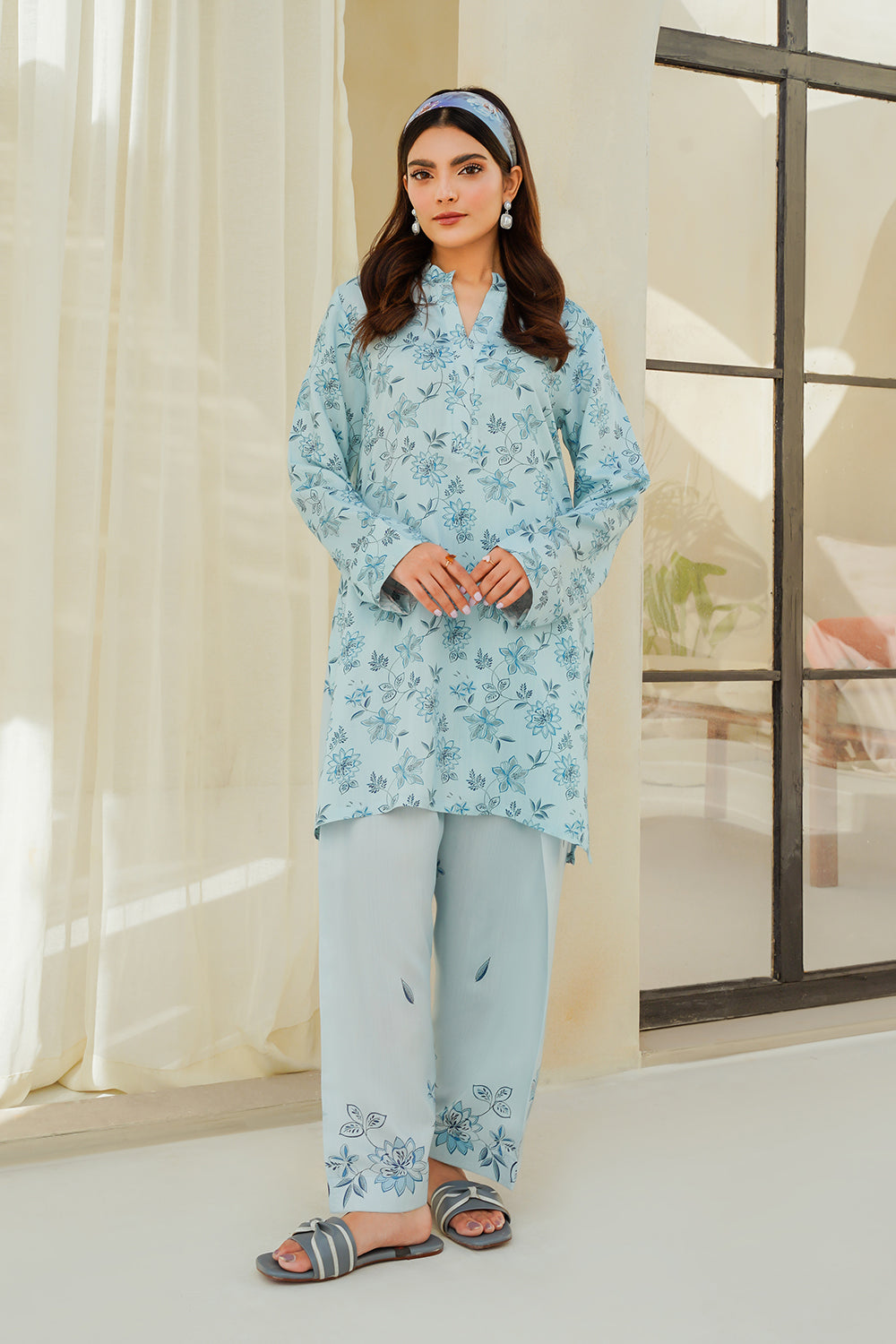 PRINTED CO-ORD | INDIGO BLOSSOM