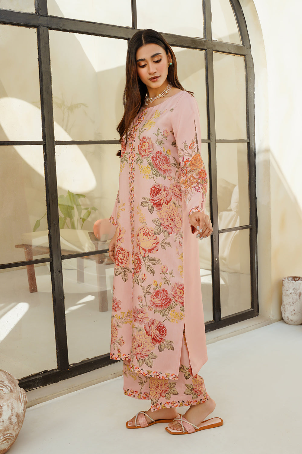 PRINTED CO-ORD | SAPPHIRE PINK