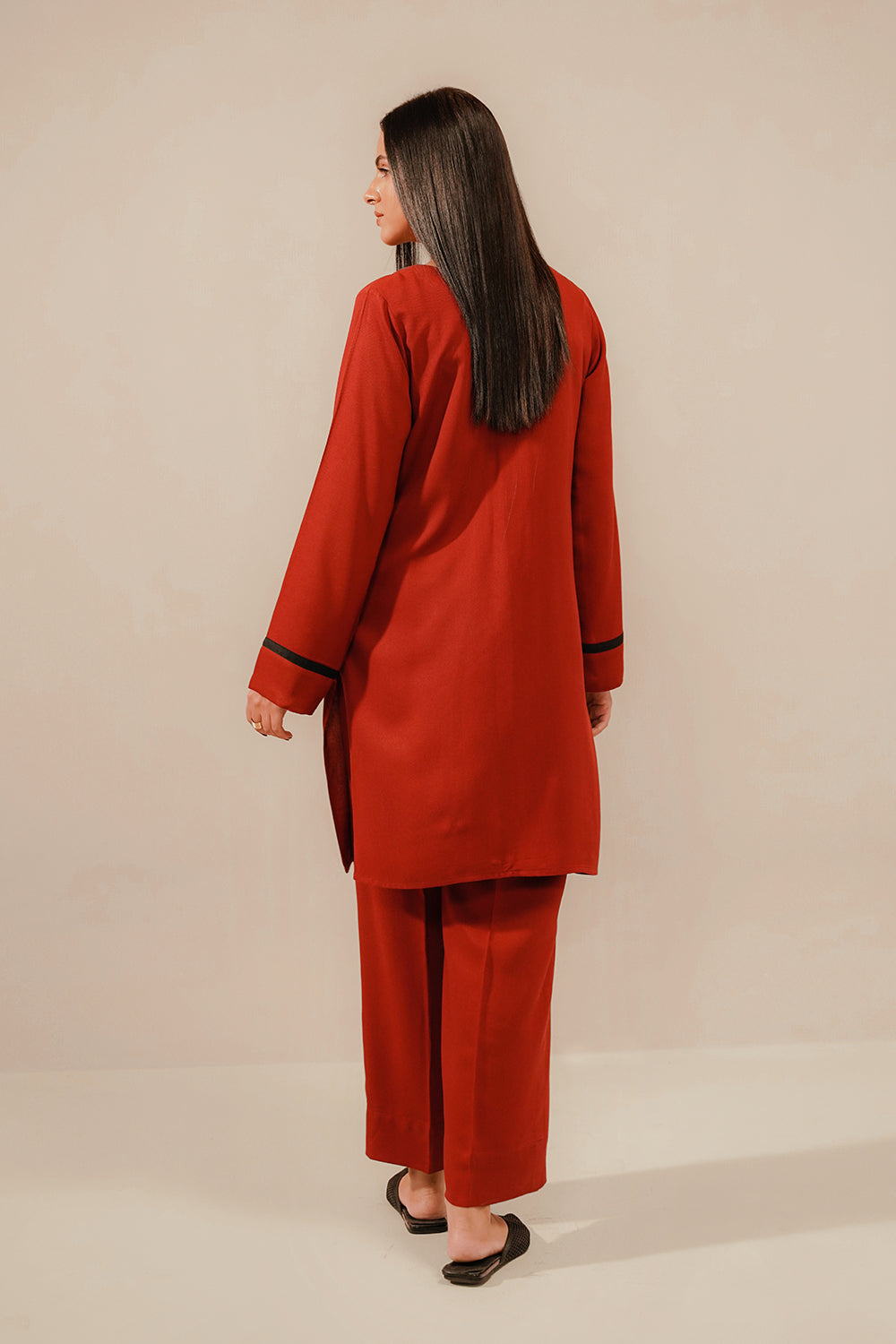 EMBROIDERED CO-ORD | RUBY